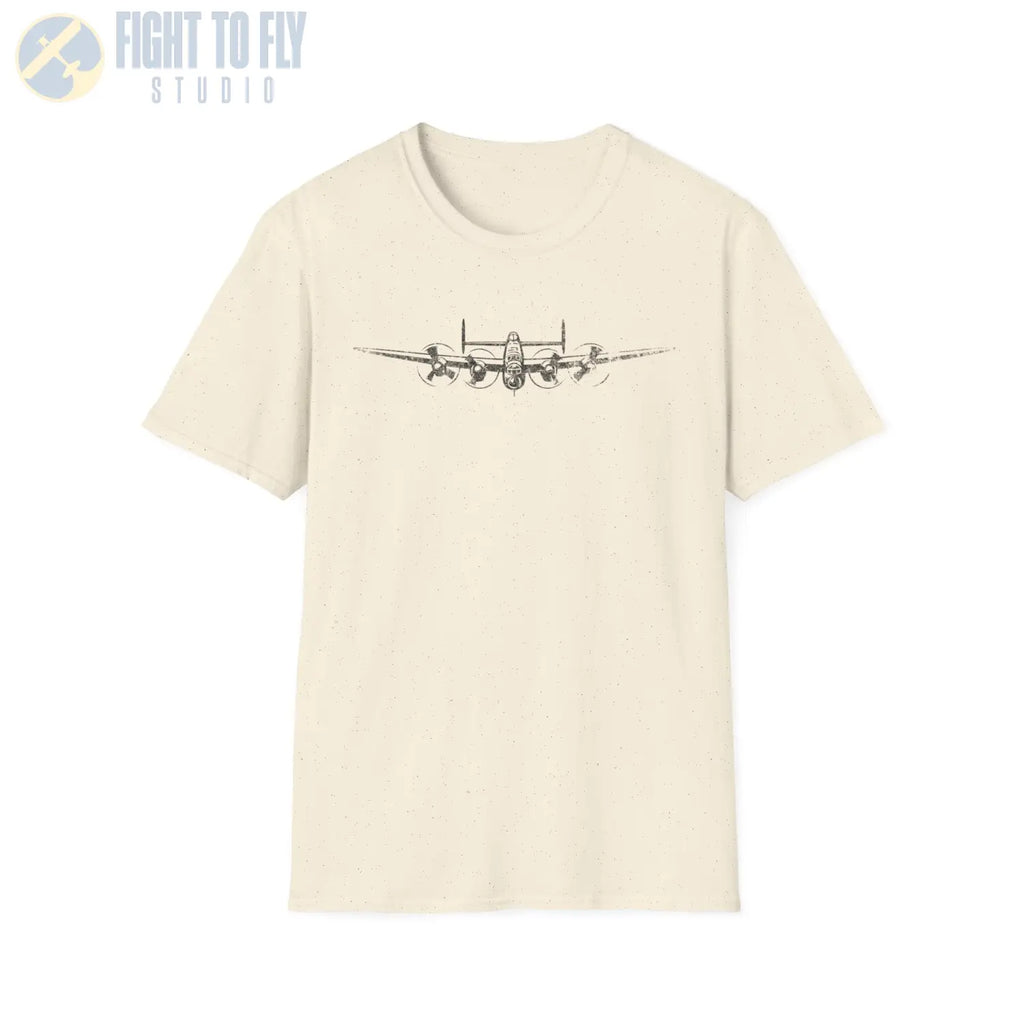 Avro Lancaster “Head-On Power” WWII T-Shirt - Pilot gifts - warbird t-shirt