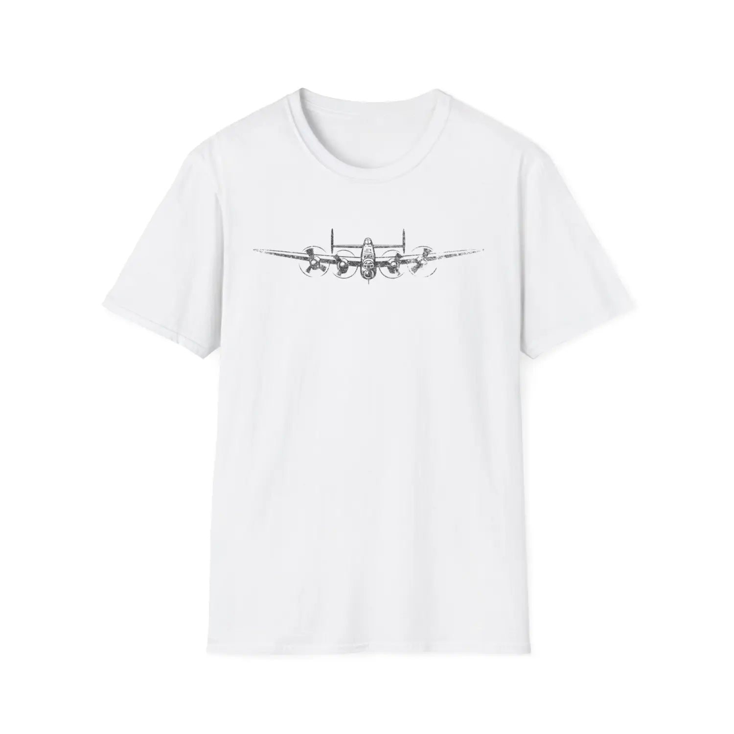Avro Lancaster “Head-On Power” WWII T-Shirt - Pilot gifts - warbird t-shirt