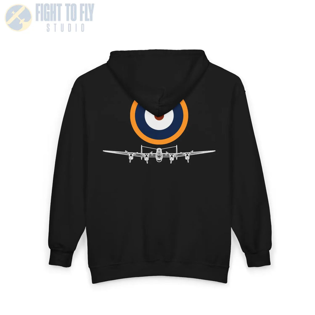 Avro Lancaster Heritage Zip Hoodie - Pilot gifts - WWII warbird t-shirt