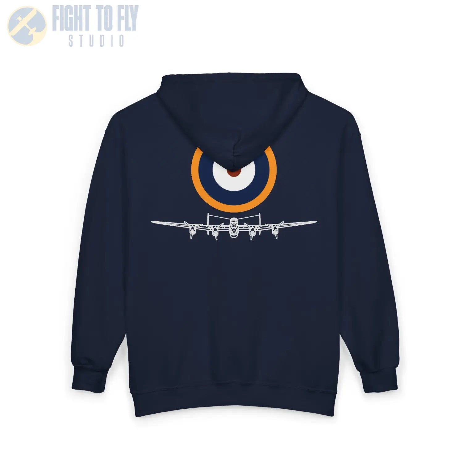 Avro Lancaster Heritage Zip Hoodie - Pilot gifts - WWII warbird t-shirt