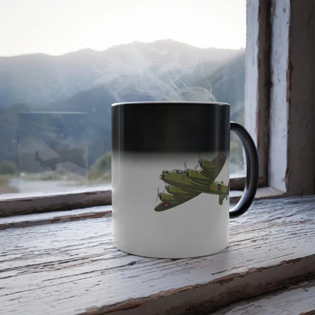 Avro Lancaster – WWII Aircraft Mug (Color Changing) - Pilot gifts - warbird t-shirt