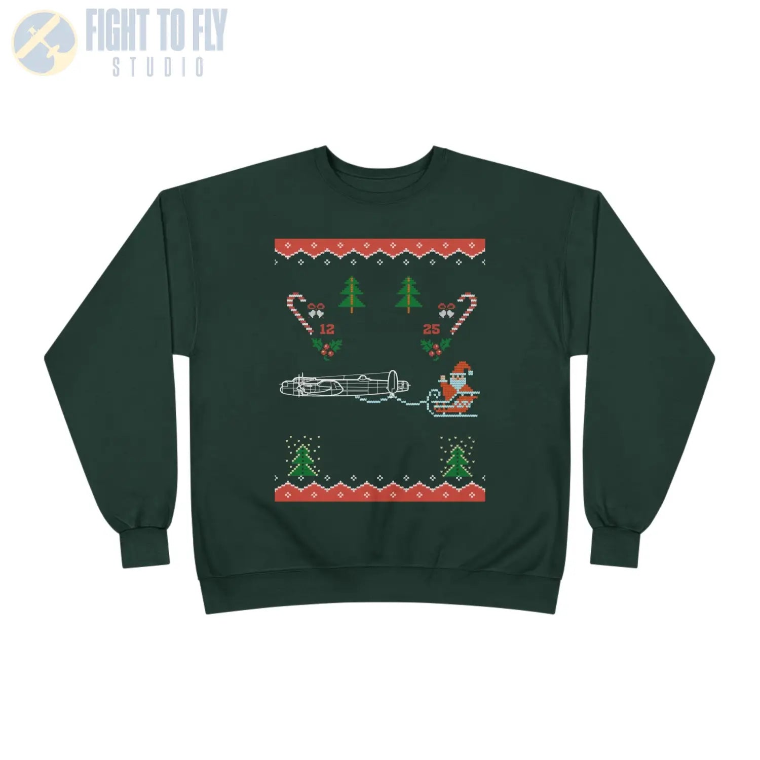 Avro Lancaster “Yuletide Heavy Hauler” Sweatshirt - Pilot gifts - WWII warbird t-shirt