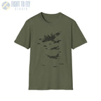 B-17 Flying Fortress “Formation of Strength” WWII T-Shirt - Pilot gifts - warbird t-shirt