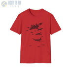 B-17 Flying Fortress “Formation of Strength” WWII T-Shirt - Pilot gifts - warbird t-shirt