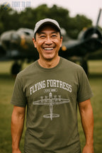 B-17 Flying Fortress - T-Shirt - Pilot gifts - WWII warbird t-shirt