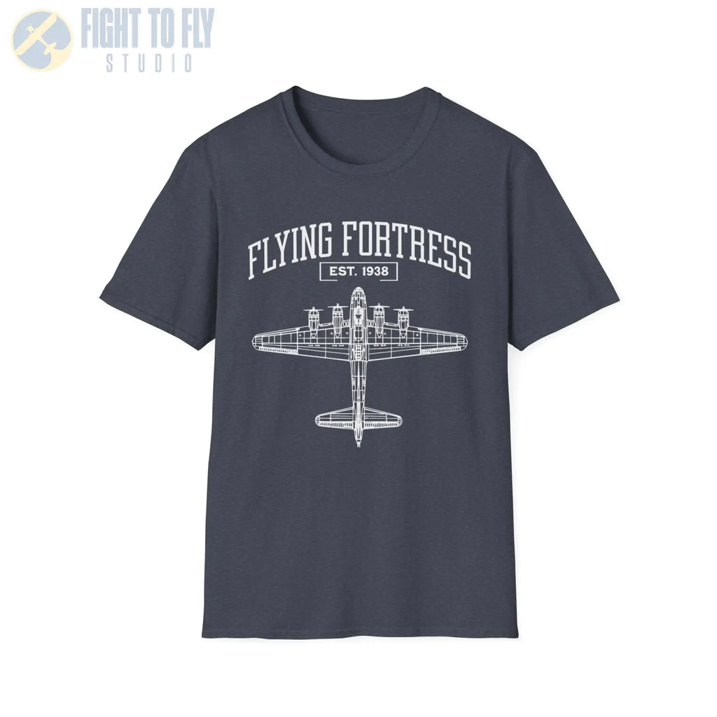 B-17 Flying Fortress - T-Shirt - Pilot gifts - WWII warbird t-shirt