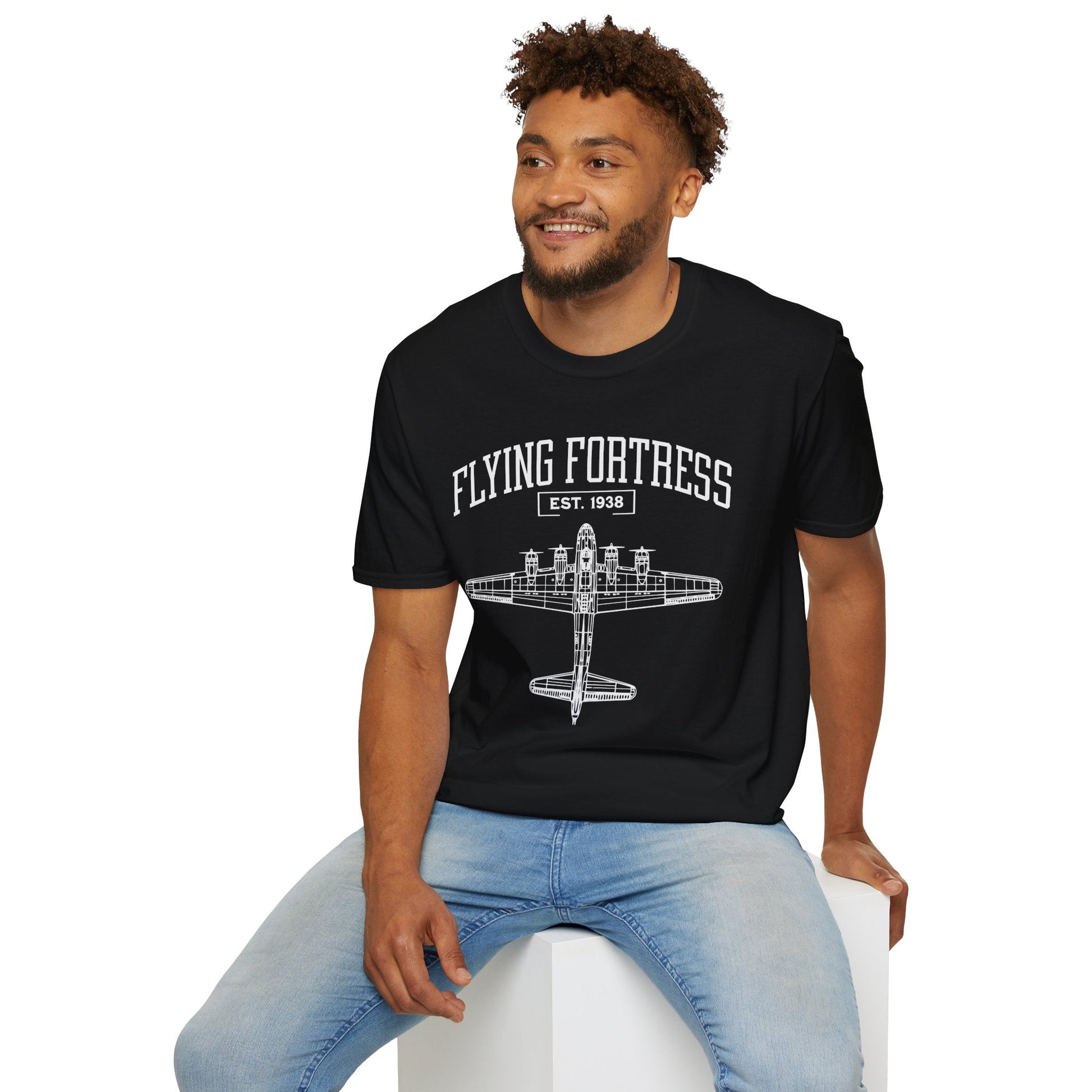 B 17 Flying Fortress Premium WWII T Shirt Pilot gifts warbird t shirt