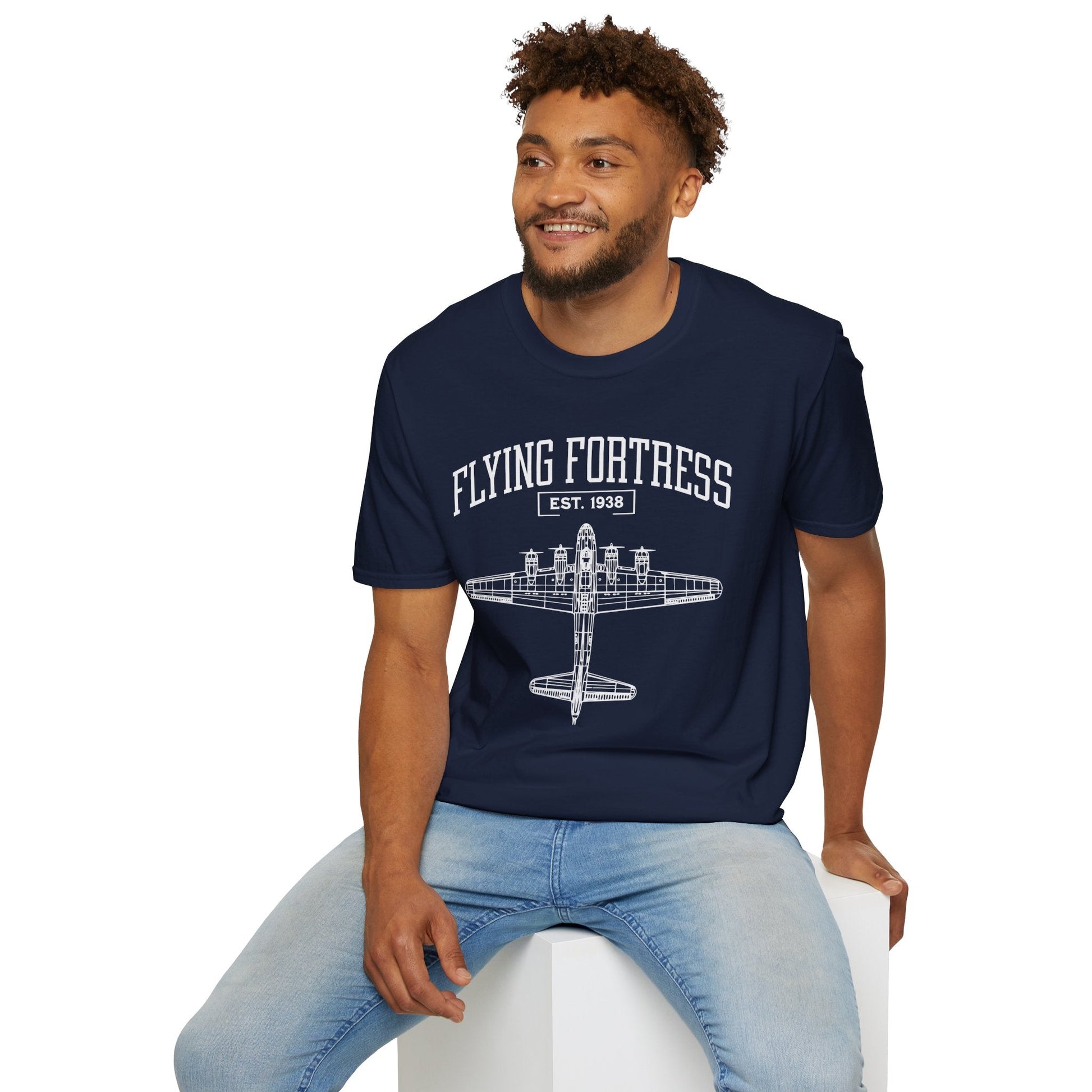B 17 Flying Fortress Premium WWII T Shirt Pilot gifts warbird t shirt