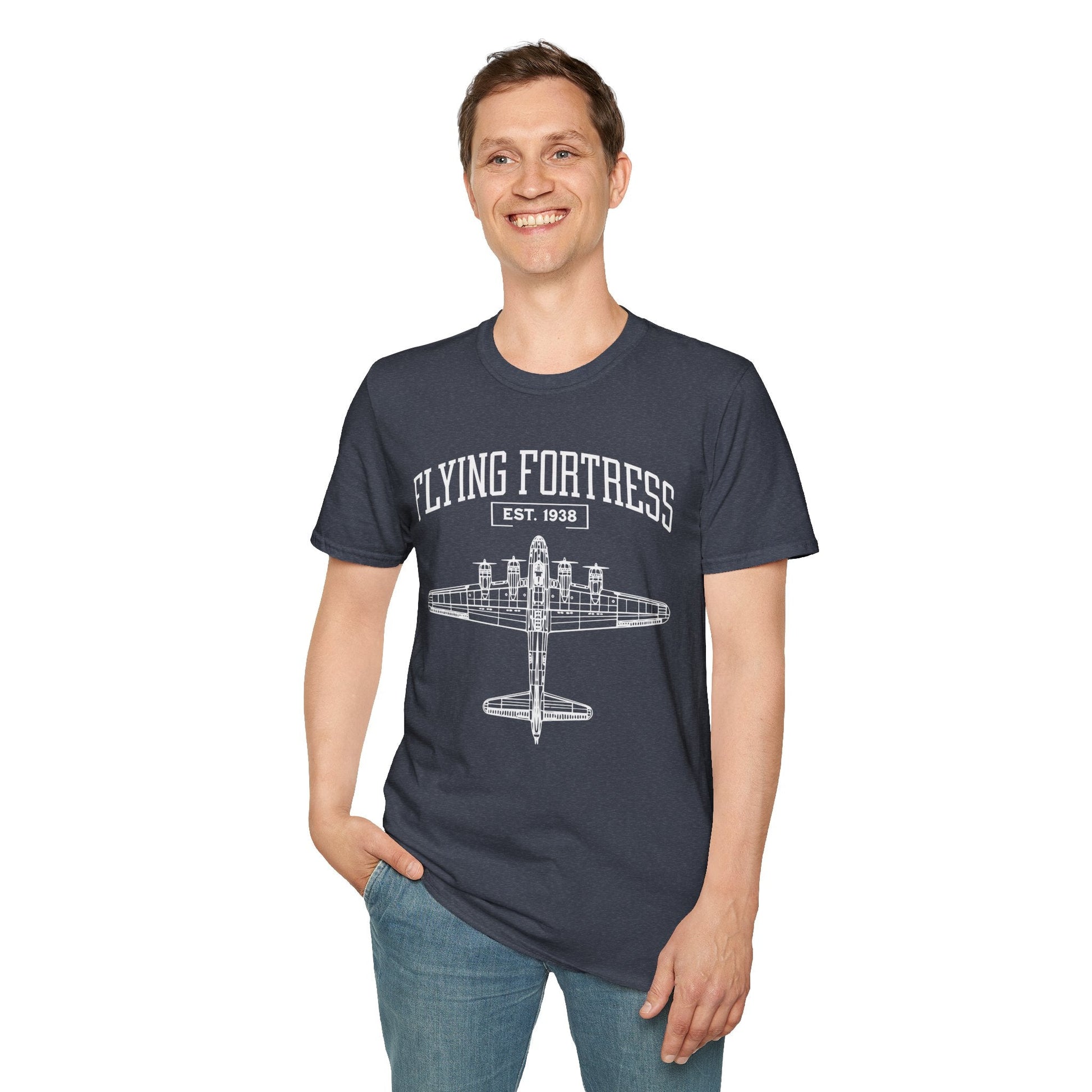 B 17 Flying Fortress Premium WWII T Shirt Pilot gifts warbird t shirt