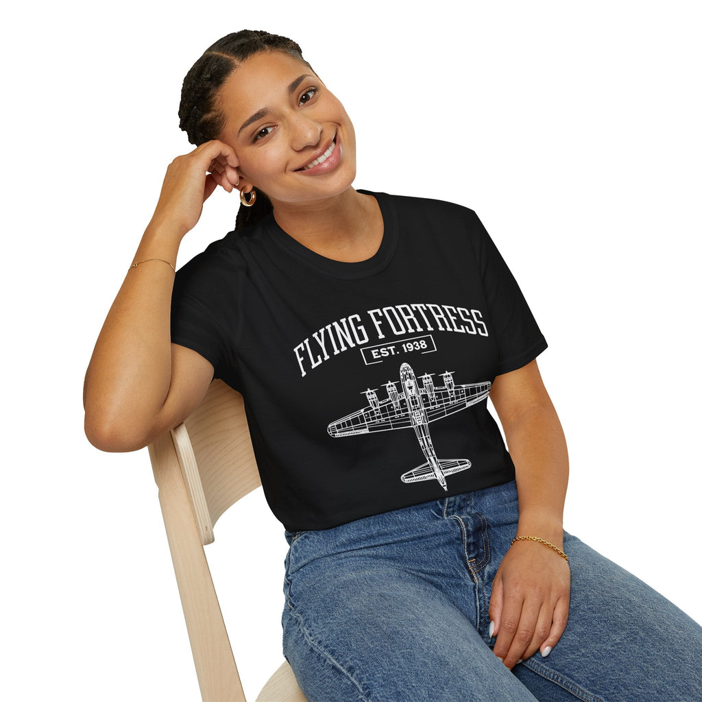 B 17 Flying Fortress Premium WWII T Shirt Pilot gifts warbird t shirt