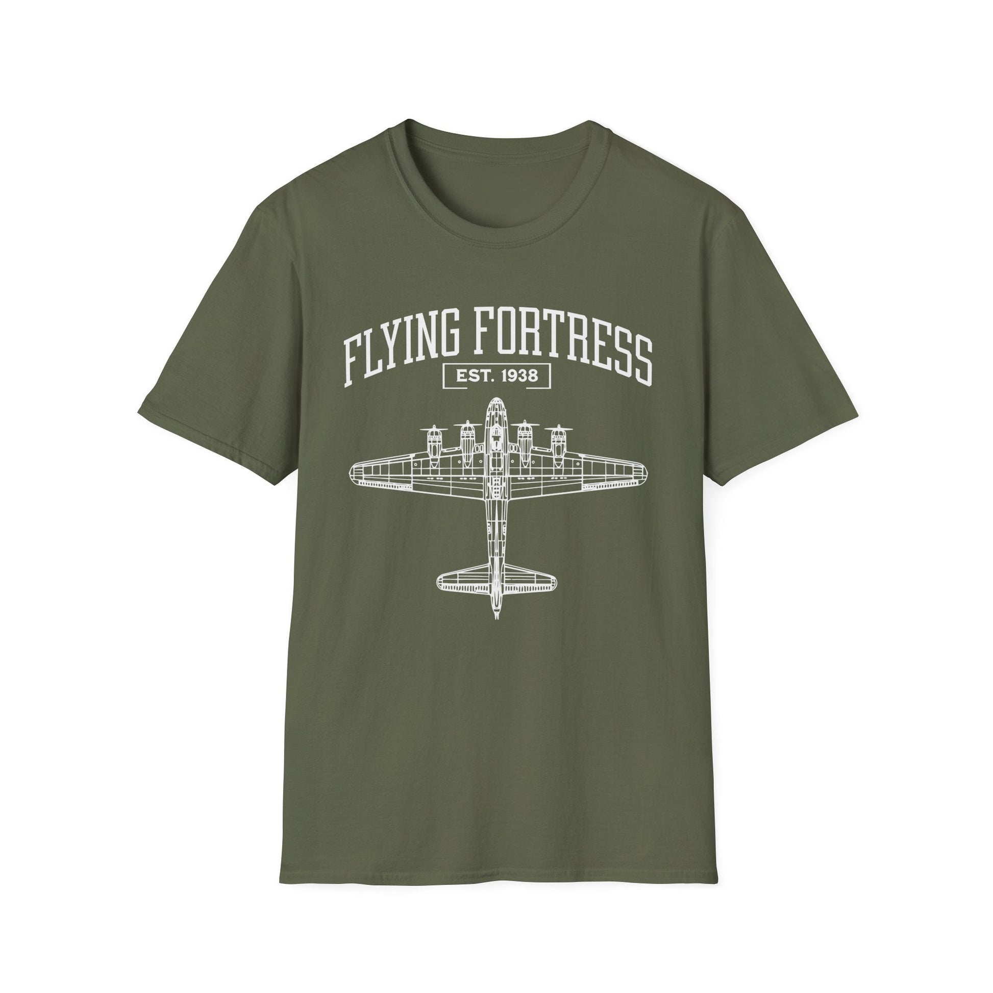 B 17 Flying Fortress Premium WWII T Shirt Pilot gifts warbird t shirt