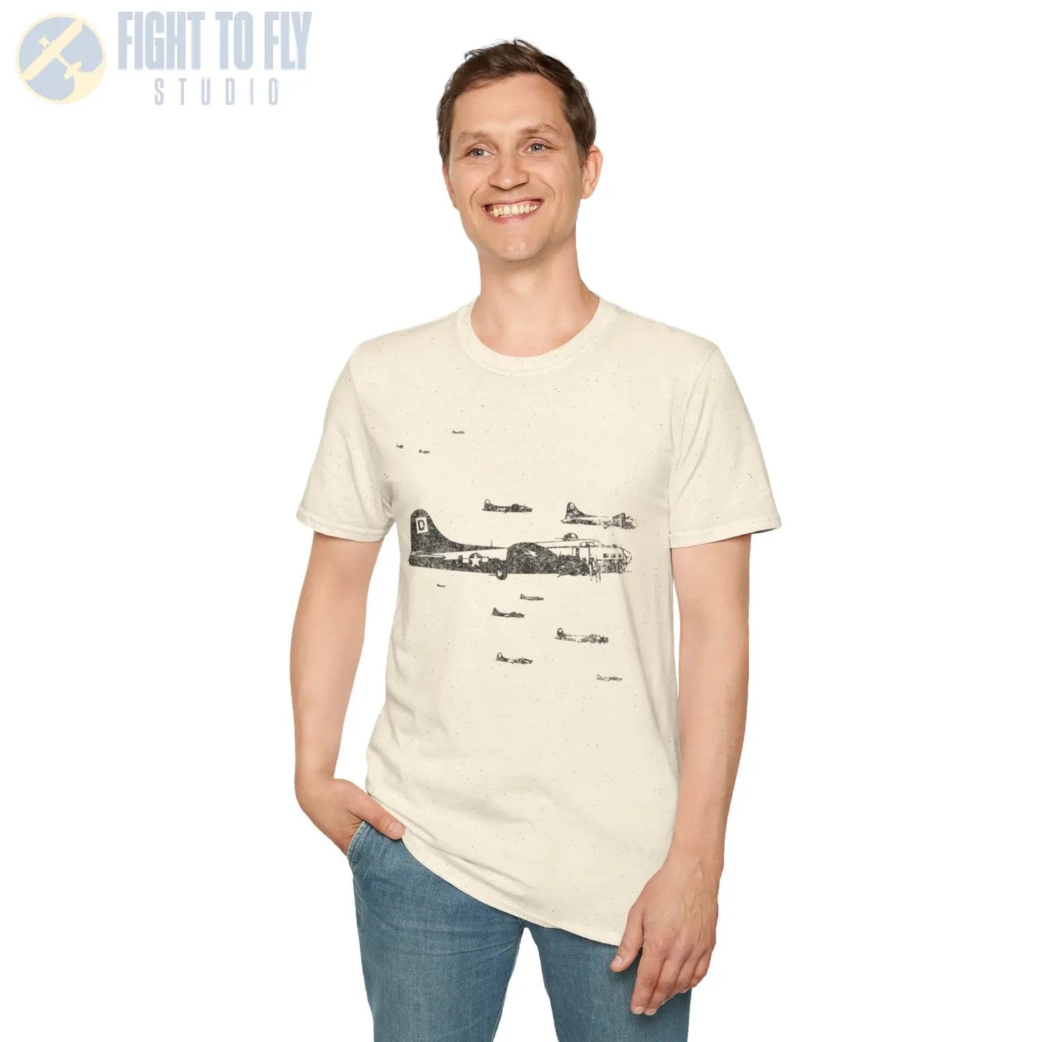 B-17 Flying Fortress “Wings of Strength” WWII T-Shirt - Pilot gifts - warbird t-shirt