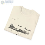 B-17 Flying Fortress “Wings of Strength” WWII T-Shirt - Pilot gifts - warbird t-shirt