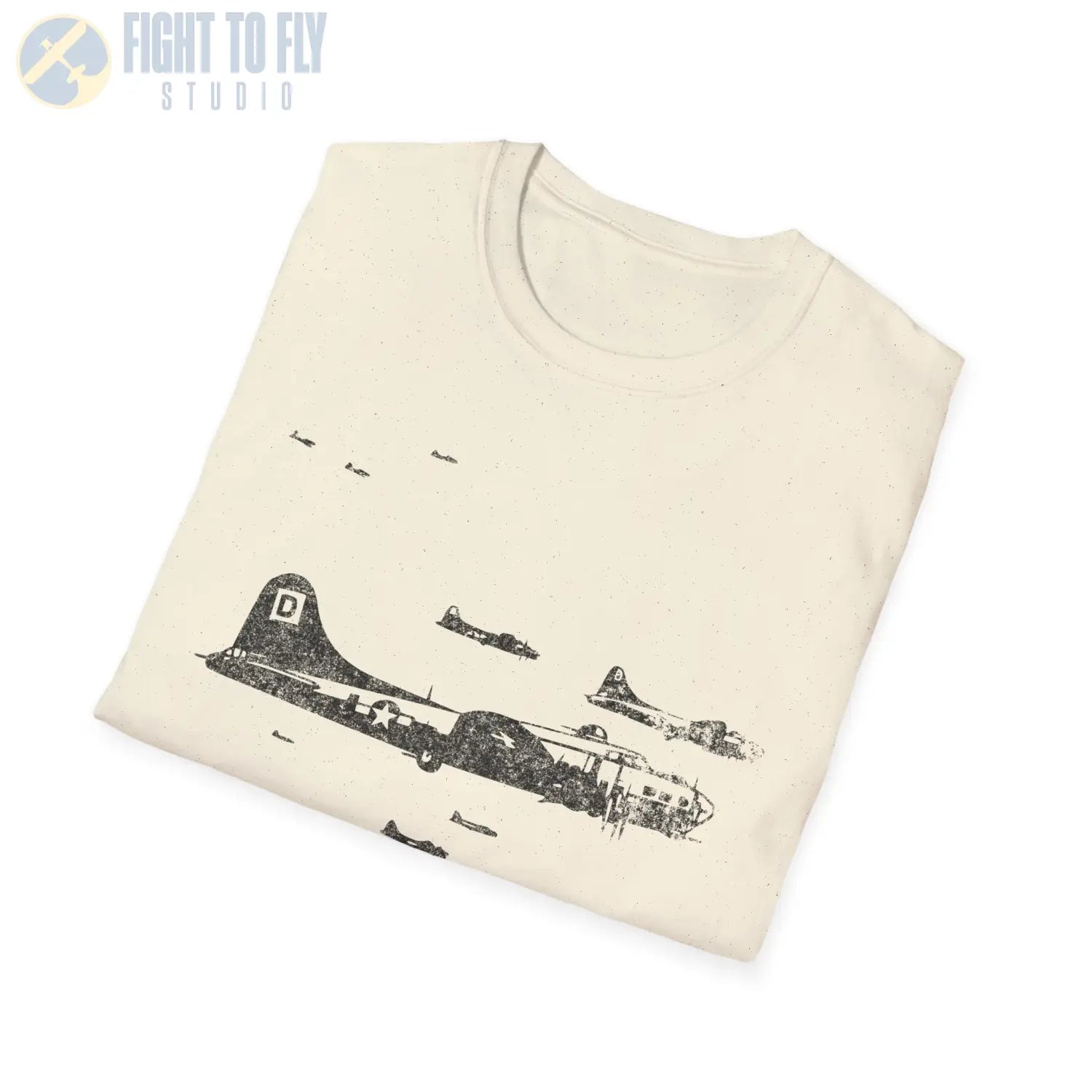 B-17 Flying Fortress “Wings of Strength” WWII T-Shirt - Pilot gifts - warbird t-shirt