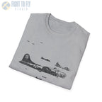 B-17 Flying Fortress “Wings of Strength” WWII T-Shirt - Pilot gifts - warbird t-shirt