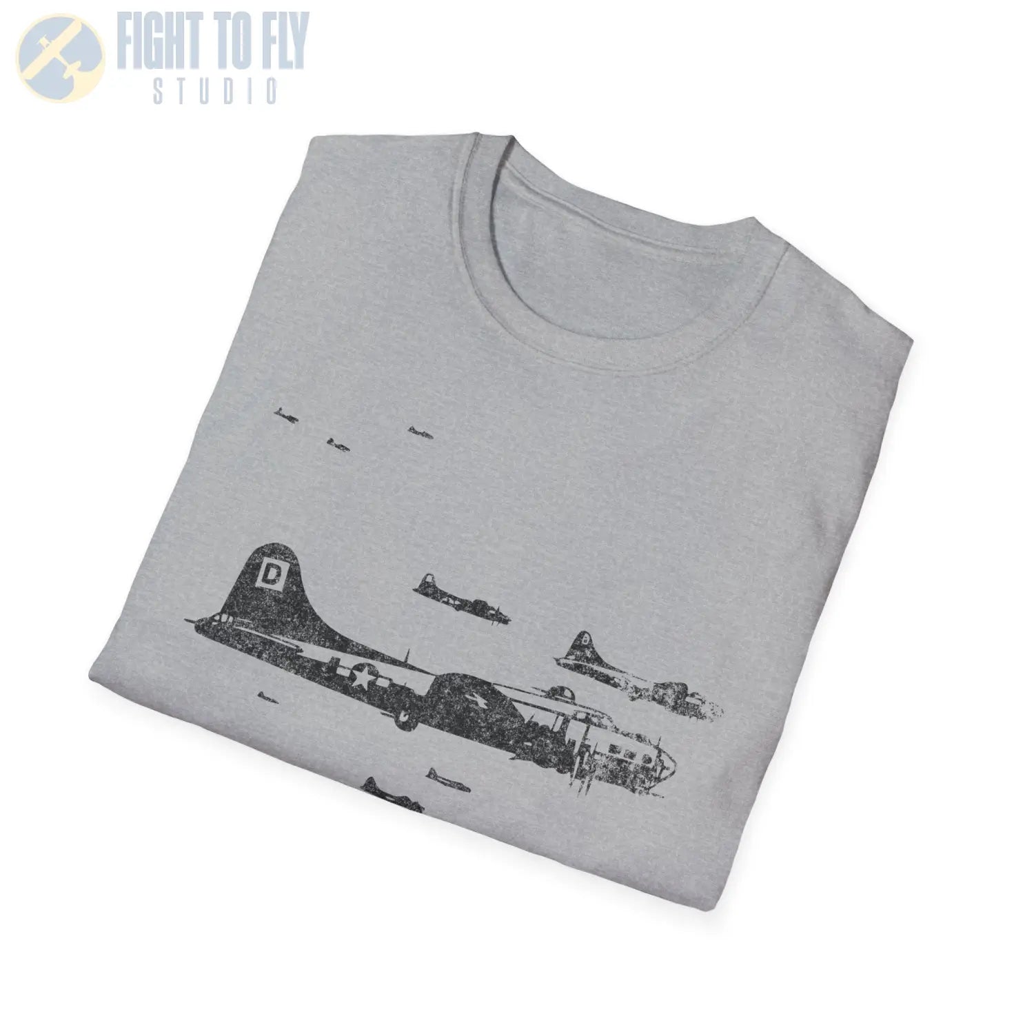 B-17 Flying Fortress “Wings of Strength” WWII T-Shirt - Pilot gifts - warbird t-shirt