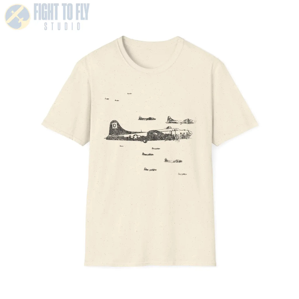B-17 Flying Fortress “Wings of Strength” WWII T-Shirt - Pilot gifts - warbird t-shirt