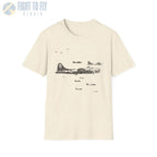 B-17 Flying Fortress “Wings of Strength” WWII T-Shirt - Pilot gifts - warbird t-shirt