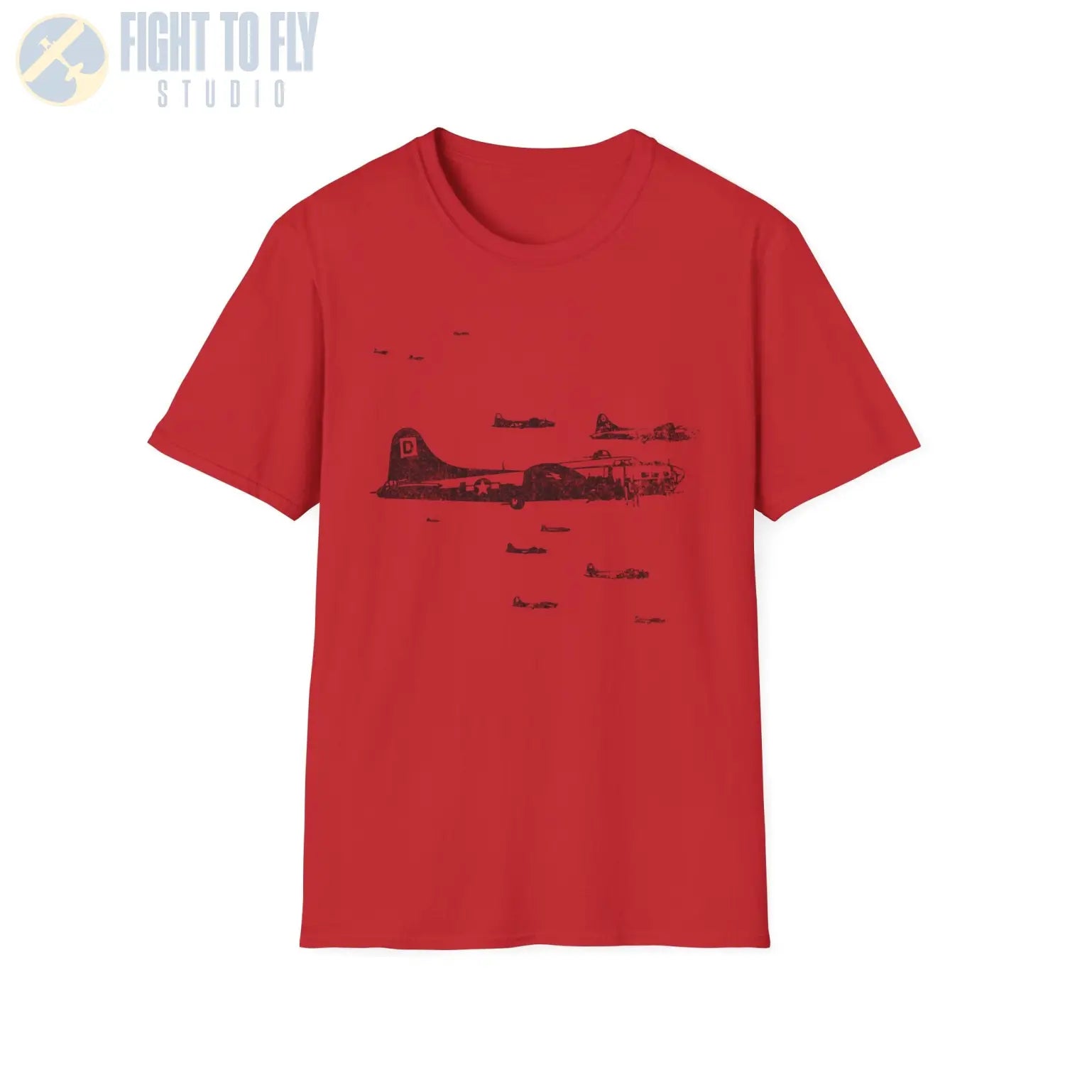 B-17 Flying Fortress “Wings of Strength” WWII T-Shirt - Pilot gifts - warbird t-shirt