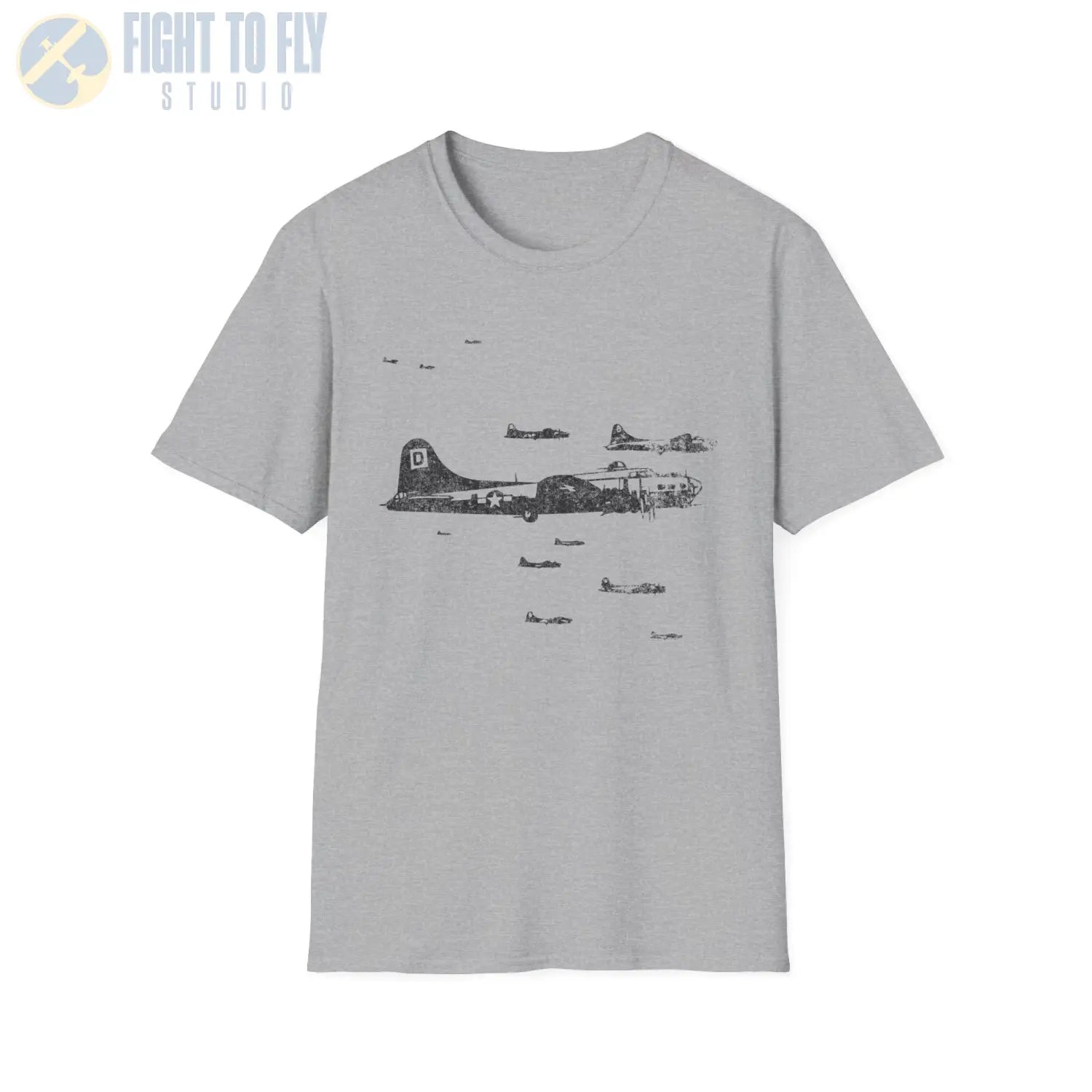 B-17 Flying Fortress “Wings of Strength” WWII T-Shirt - Pilot gifts - warbird t-shirt