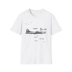 B-17 Flying Fortress “Wings of Strength” WWII T-Shirt - Pilot gifts - warbird t-shirt