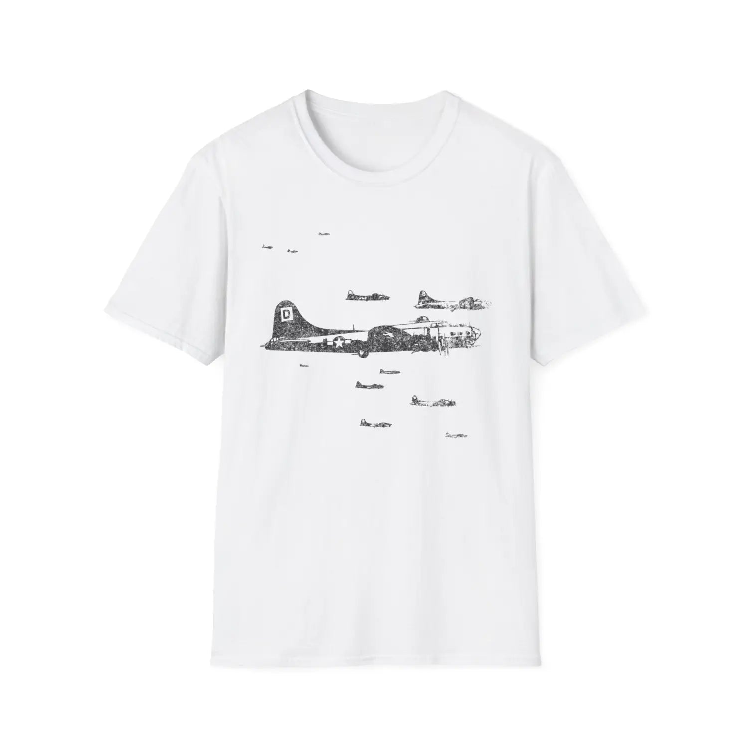 B-17 Flying Fortress “Wings of Strength” WWII T-Shirt - Pilot gifts - warbird t-shirt