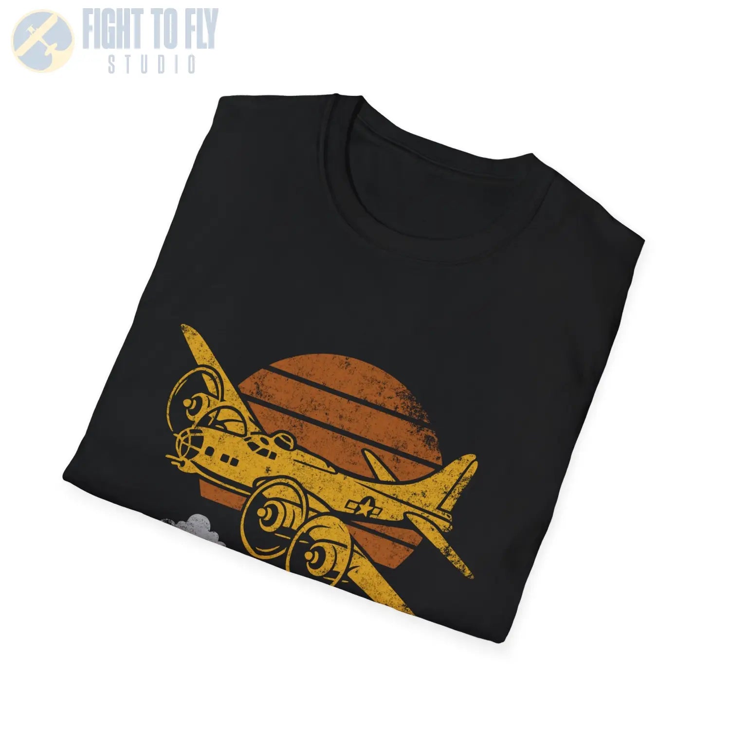 B-17G Flying Fortress “Retro Heritage” WWII T-Shirt - Pilot gifts - warbird t-shirt