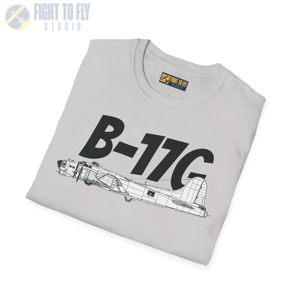 B-17G Flying Fortress Side Profile T-Shirt - Pilot gifts - WWII warbird t-shirt