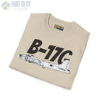 B-17G Flying Fortress Side Profile T-Shirt - Pilot gifts - WWII warbird t-shirt