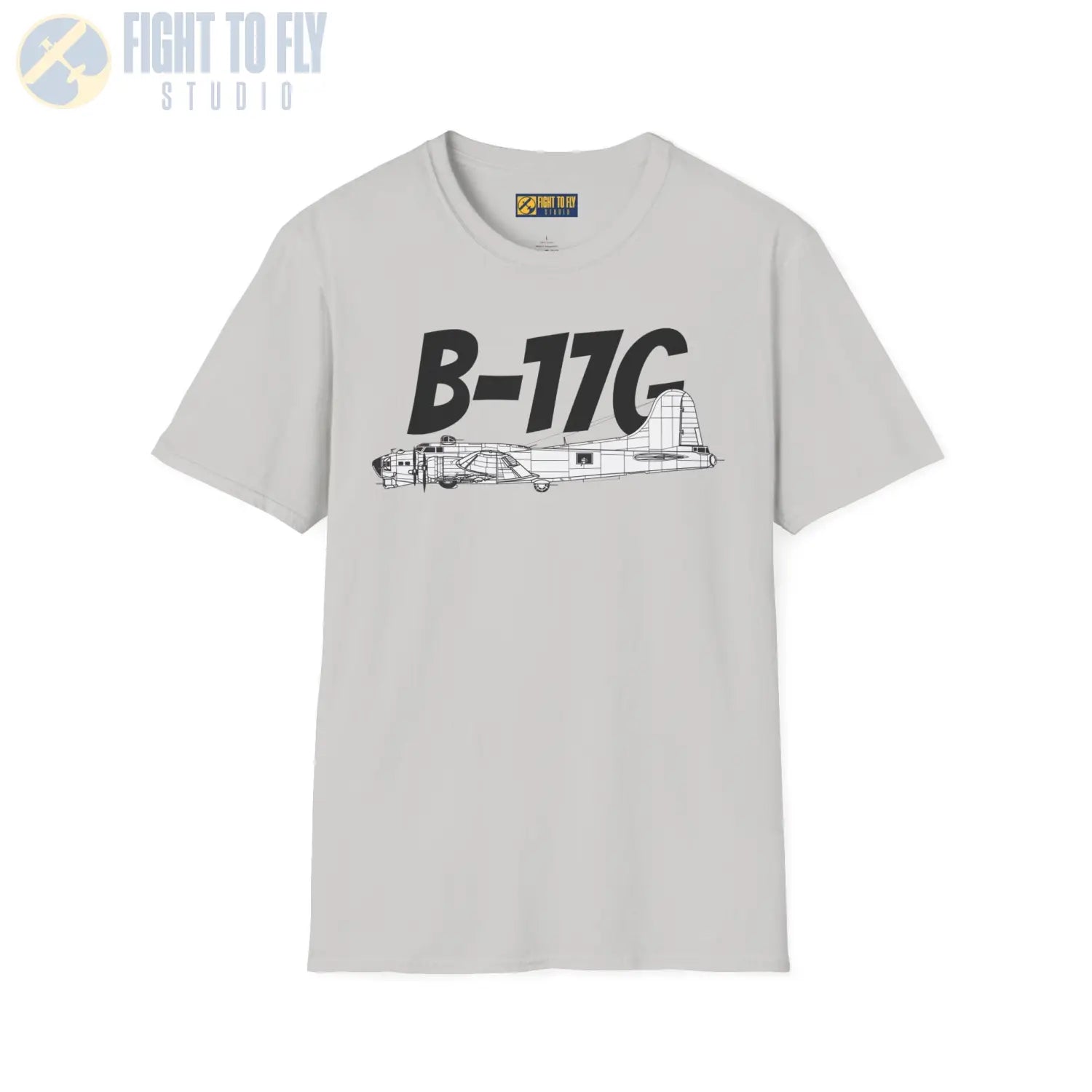 B-17G Flying Fortress Side Profile T-Shirt - Pilot gifts - WWII warbird t-shirt