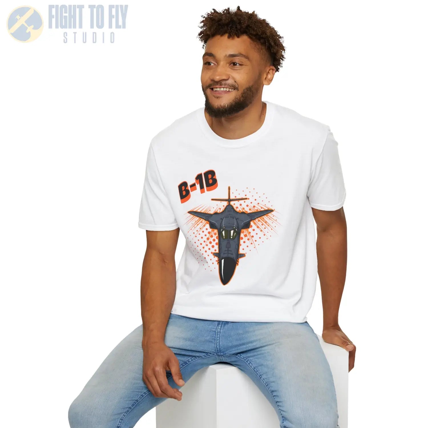 B-1B Lancer Comic Style T-Shirt - Pilot gifts - WWII warbird t-shirt