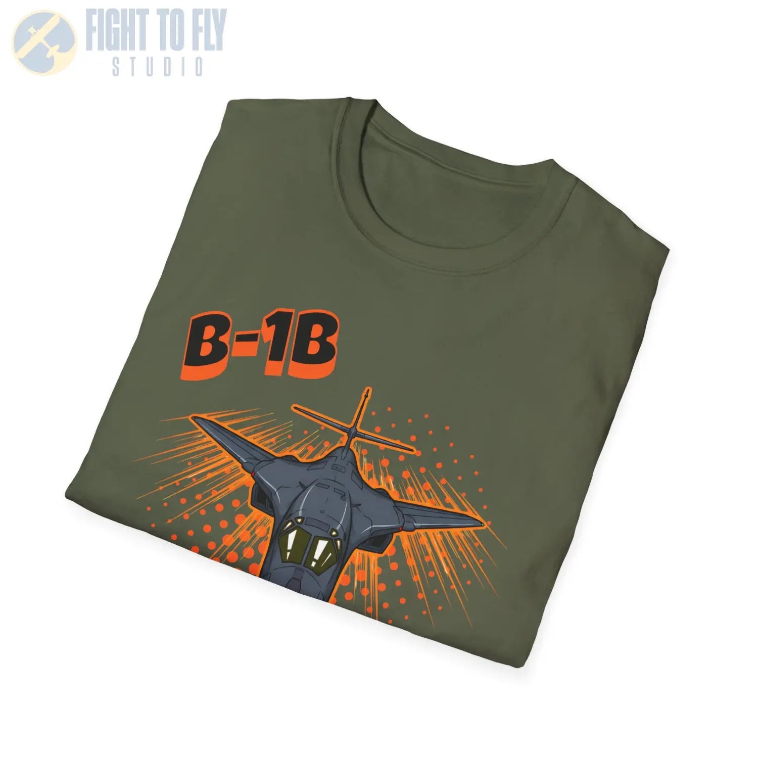 B-1B Lancer Comic Style T-Shirt - Pilot gifts - WWII warbird t-shirt