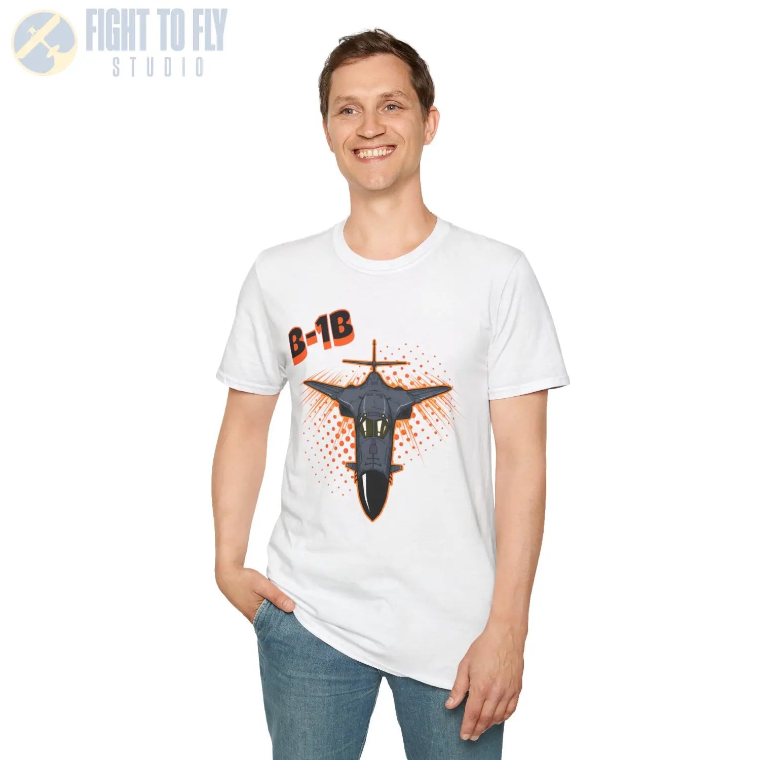 B-1B Lancer Comic Style T-Shirt - Pilot gifts - WWII warbird t-shirt