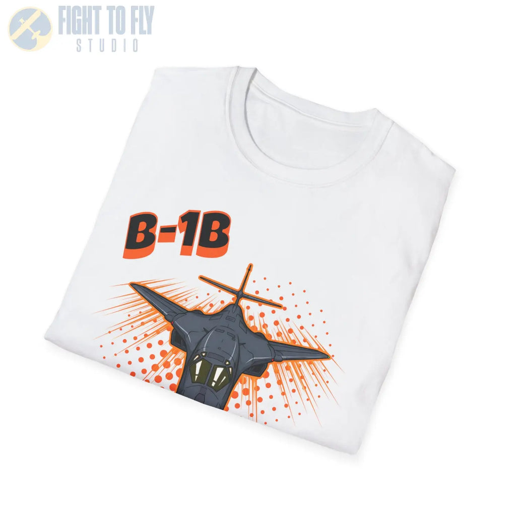 B-1B Lancer Comic Style T-Shirt - Pilot gifts - WWII warbird t-shirt