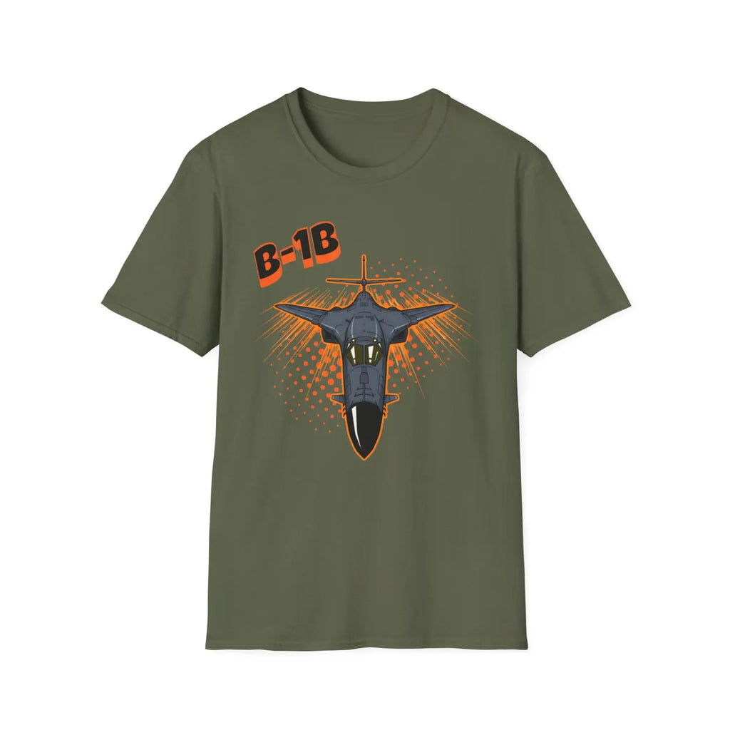 B-1B Lancer Comic Style T-Shirt - Pilot gifts - WWII warbird t-shirt