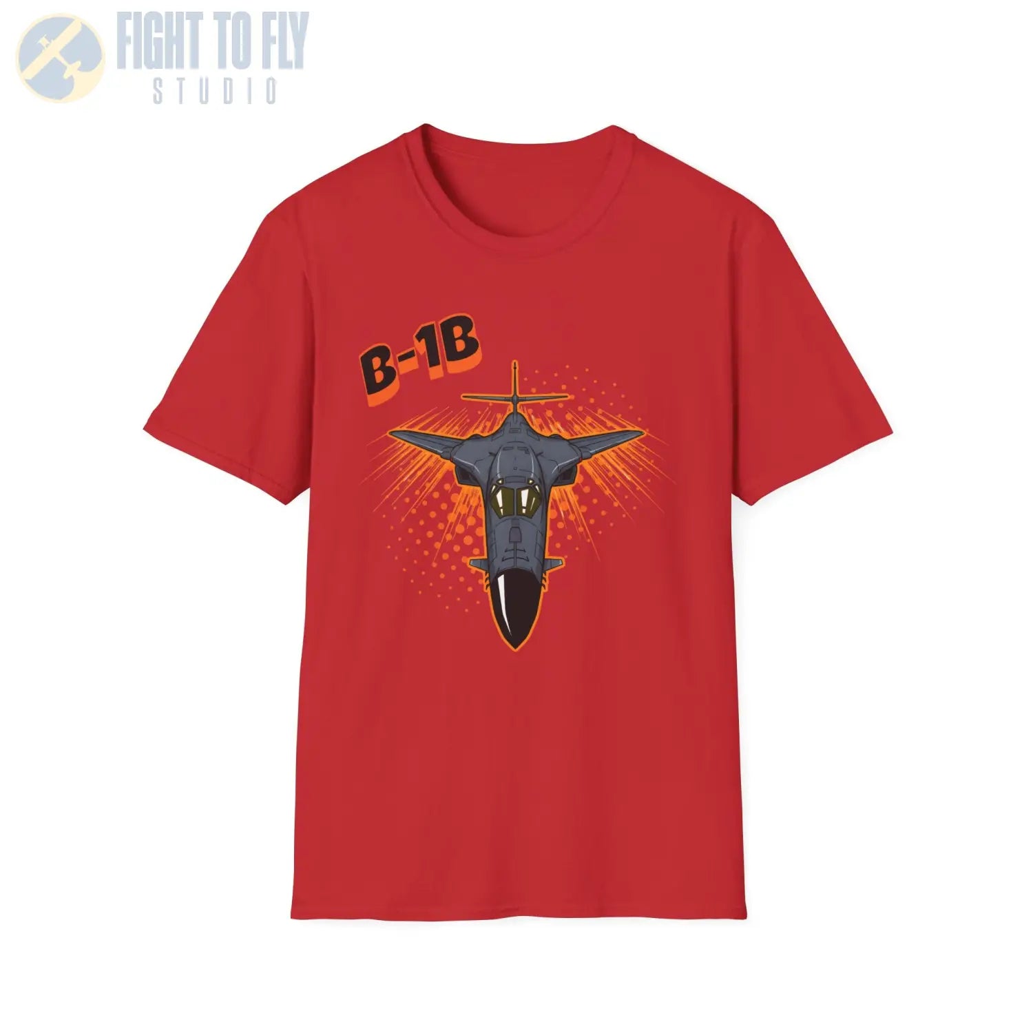 B-1B Lancer Comic Style T-Shirt - Pilot gifts - WWII warbird t-shirt