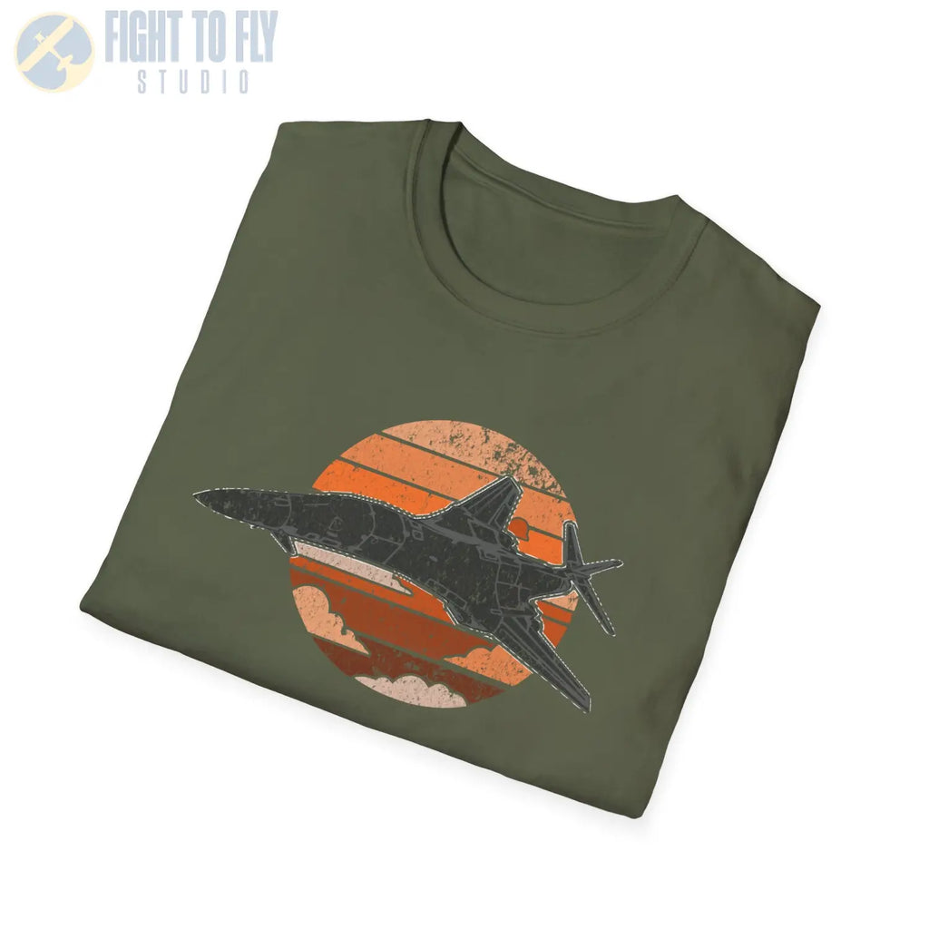 B-1B Lancer Retro T-Shirt - Pilot gifts - WWII warbird t-shirt