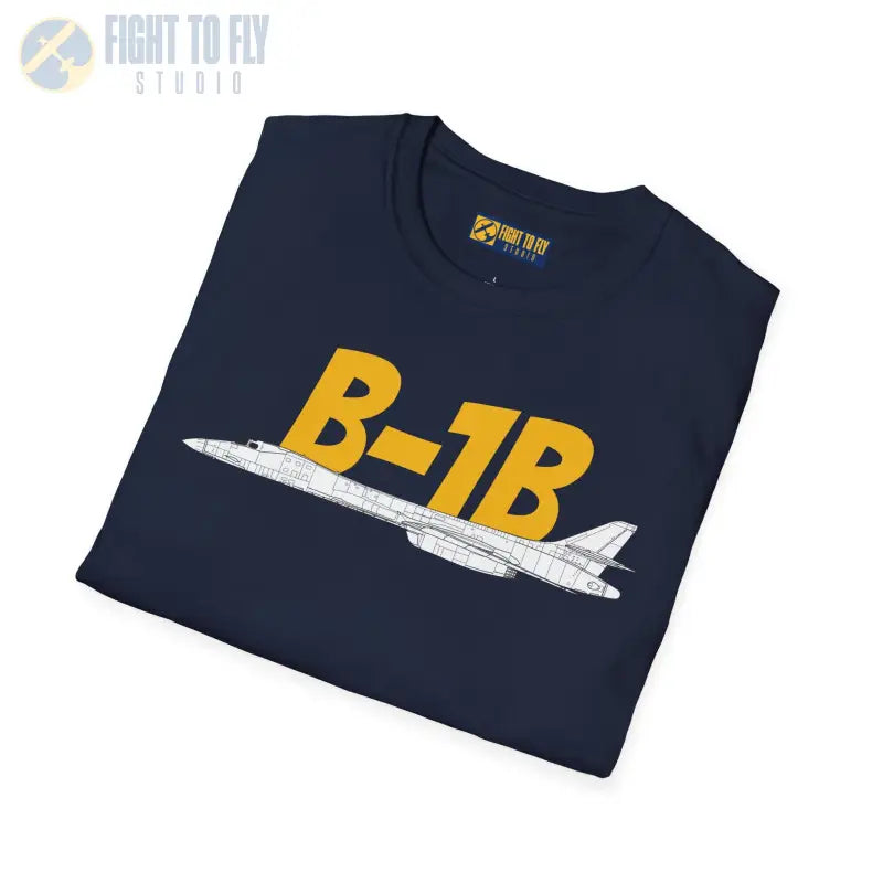 B-1B Side Profile T-Shirt – Variable Sweep Bomber Tee - Pilot gifts - WWII warbird t-shirt
