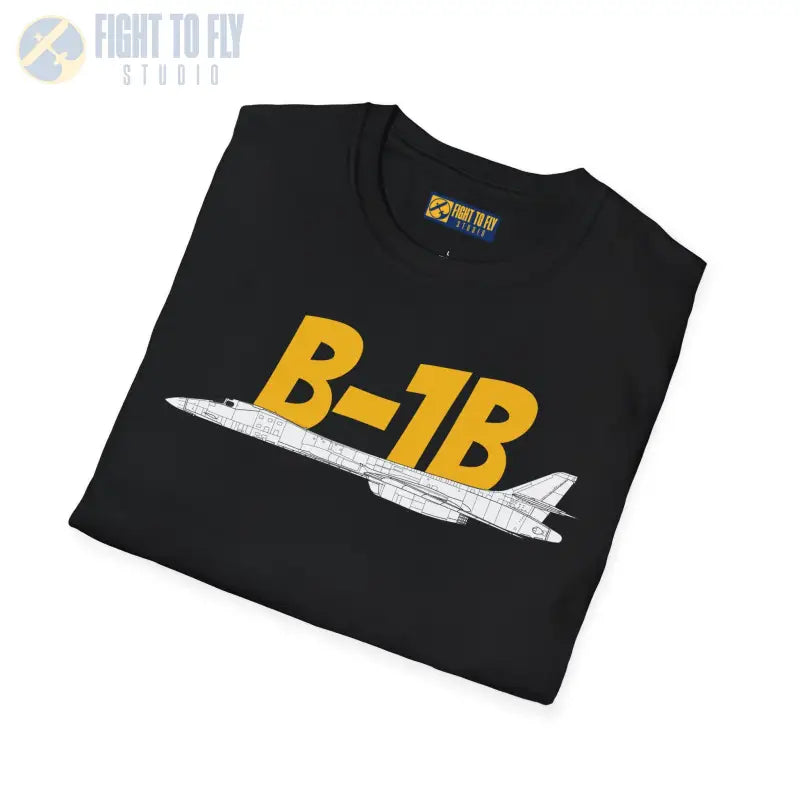 B-1B Side Profile T-Shirt – Variable Sweep Bomber Tee - Pilot gifts - WWII warbird t-shirt