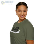 B-1B Side Profile T-Shirt – Variable Sweep Bomber Tee - Pilot gifts - WWII warbird t-shirt