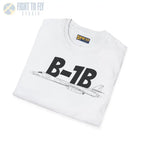 B-1B Side Profile T-Shirt – Variable Sweep Bomber Tee - Pilot gifts - WWII warbird t-shirt