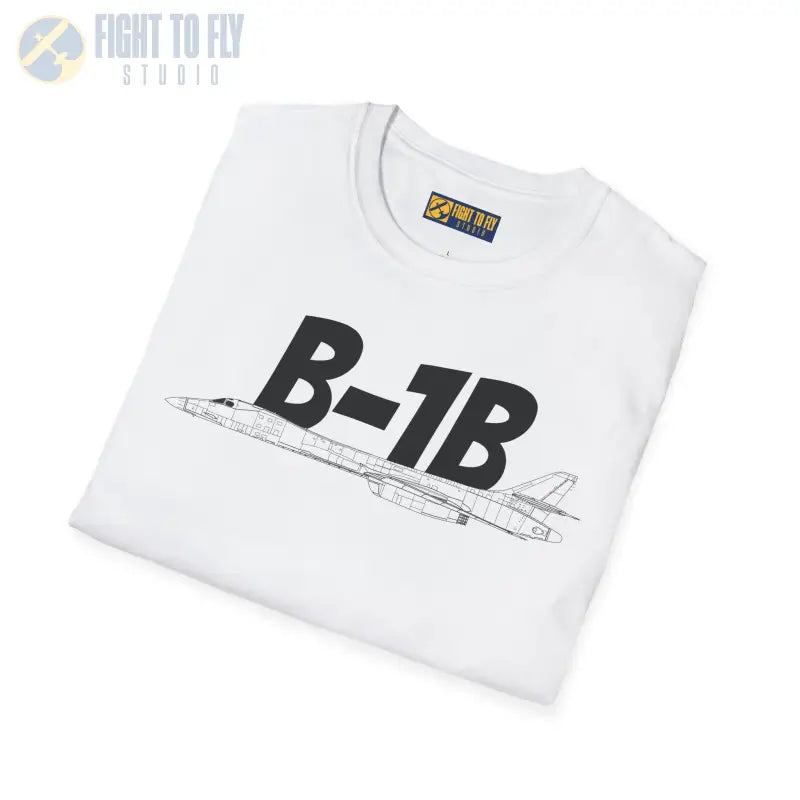 B-1B Side Profile T-Shirt – Variable Sweep Bomber Tee - Pilot gifts - WWII warbird t-shirt