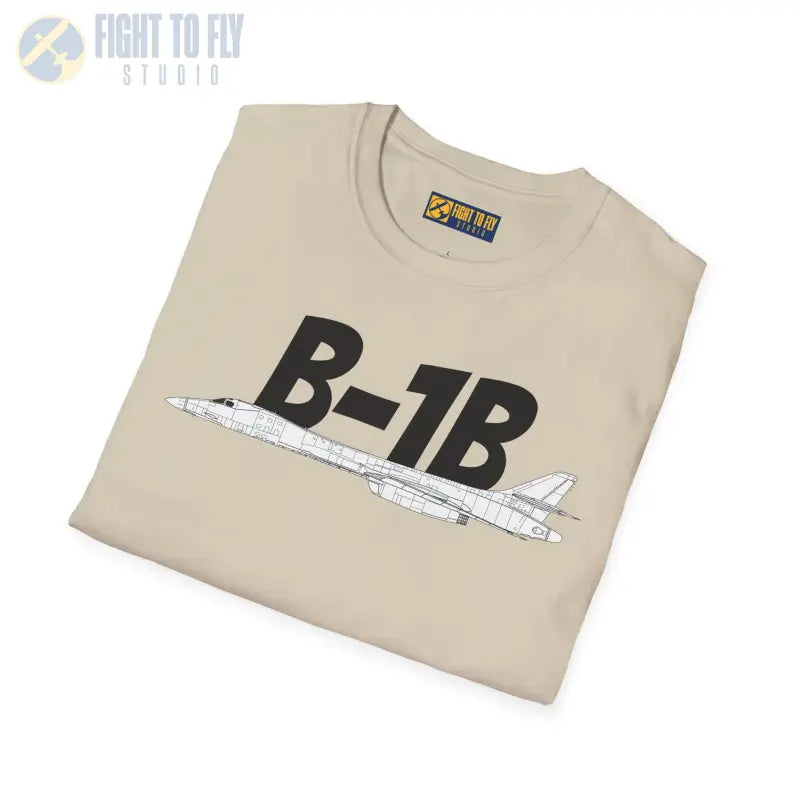 B-1B Side Profile T-Shirt – Variable Sweep Bomber Tee - Pilot gifts - WWII warbird t-shirt