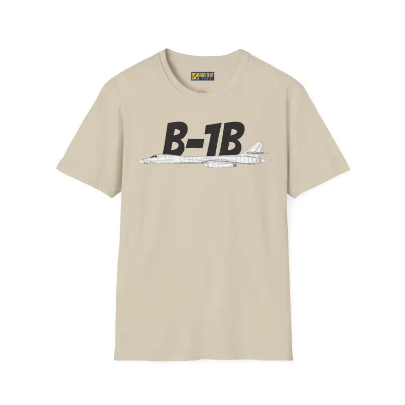 B-1B Side Profile T-Shirt – Variable Sweep Bomber Tee - Pilot gifts - WWII warbird t-shirt