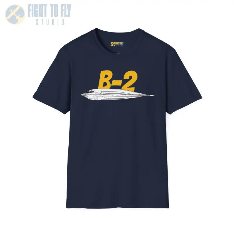 B-2 Side Profile T-Shirt – Stealth Bomber Tee - Pilot gifts - WWII warbird t-shirt