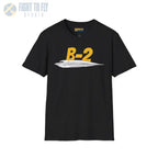 B-2 Spirit Stealth Bomber Side Profile T-Shirt - Pilot gifts - WWII warbird t-shirt