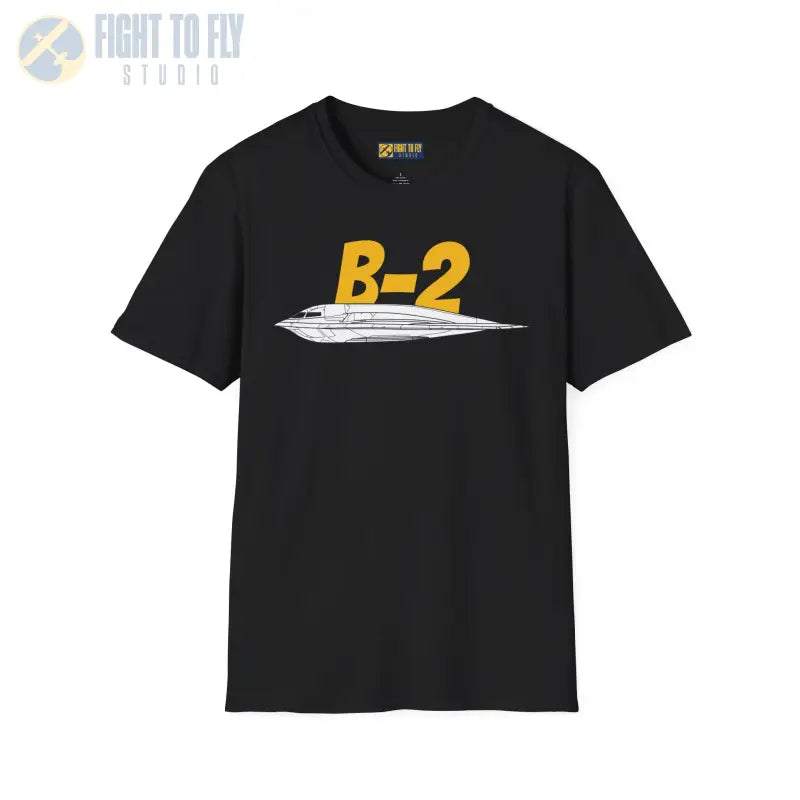 B-2 Side Profile T-Shirt – Stealth Bomber Tee - Pilot gifts - WWII warbird t-shirt