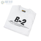 B-2 Spirit Stealth Bomber Side Profile T-Shirt - Pilot gifts - WWII warbird t-shirt