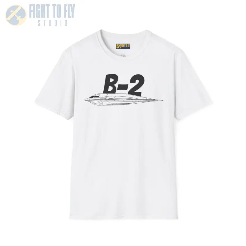 B-2 Side Profile T-Shirt – Stealth Bomber Tee - Pilot gifts - WWII warbird t-shirt