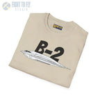B-2 Spirit Stealth Bomber Side Profile T-Shirt - Pilot gifts - WWII warbird t-shirt
